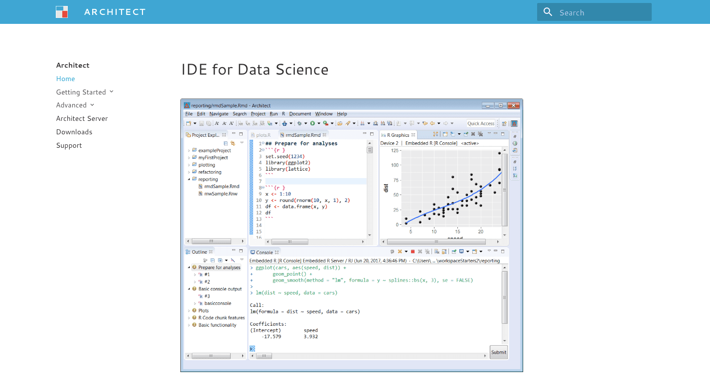 IDE for data science