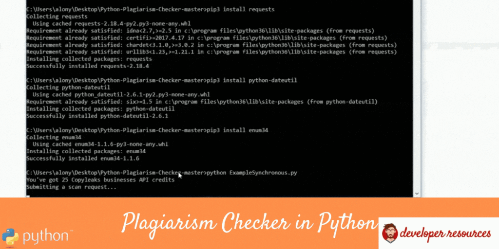 plagiarism checker project in python-min
