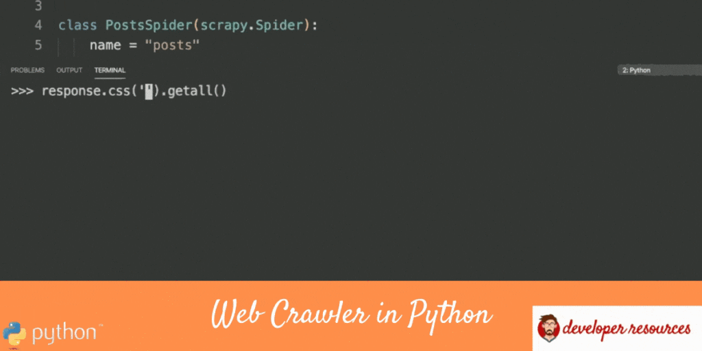 Web Crawler project in python-min