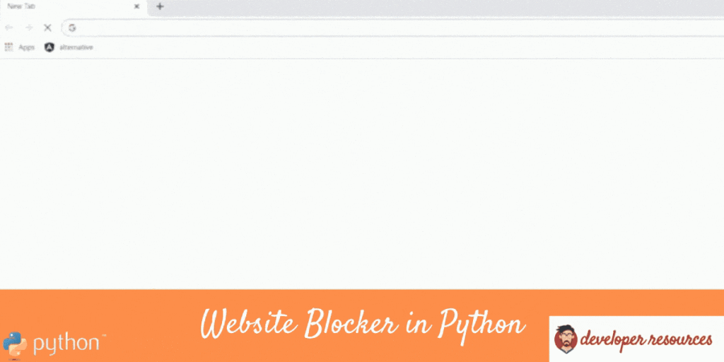 website blocker project in python-min