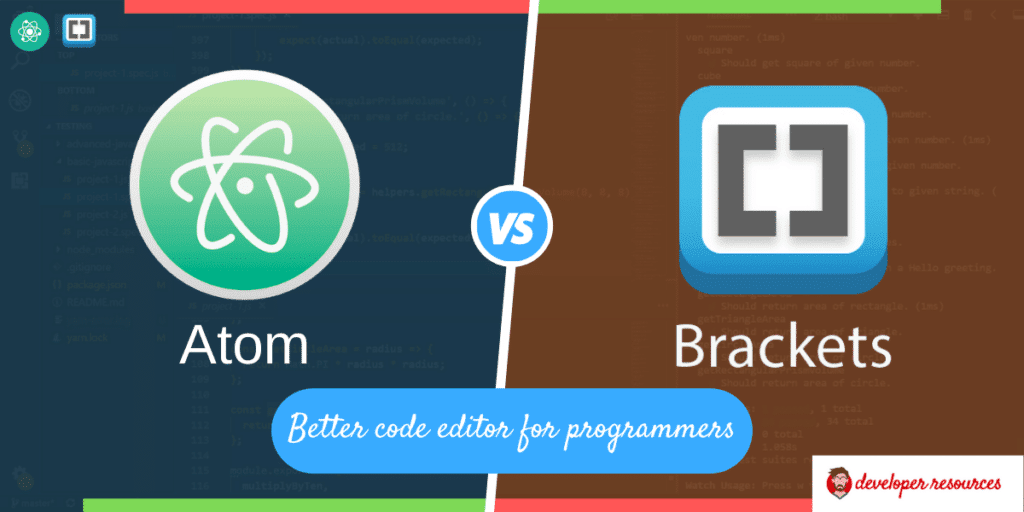 Atom vs Brackets- better code editor for programmers