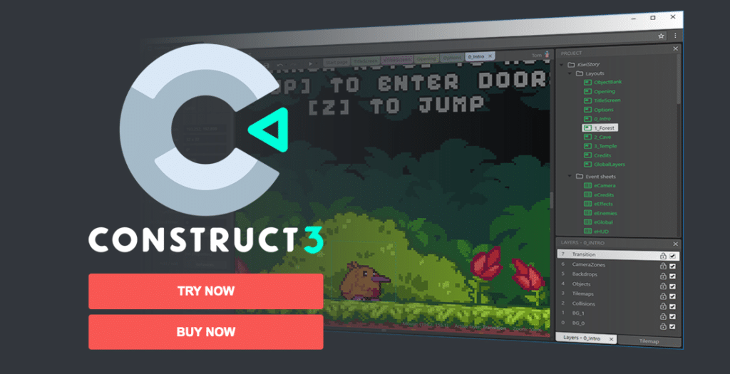construct 3 game engine