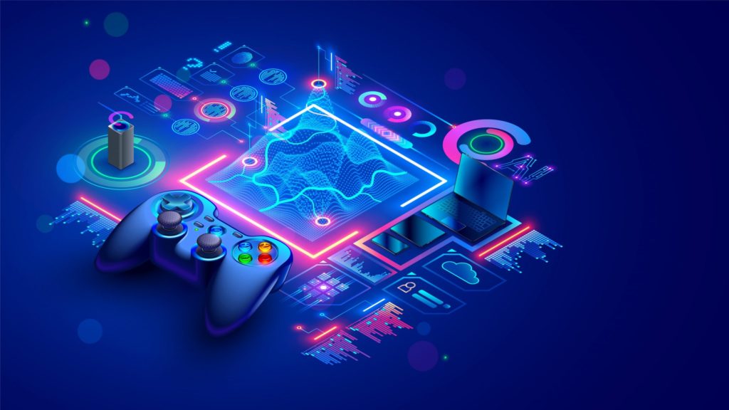 Optimized Illustration from Adobe Stock for ITC Post on AI in Game Development scaled 1 - What Are The Best GPUs For Game Development In 2022?
