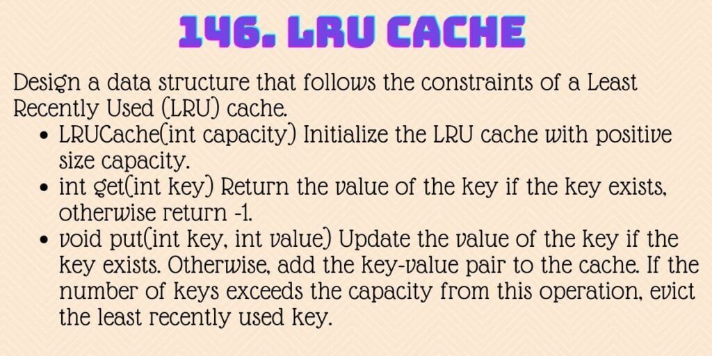 leetcode 146. LRU Cache - Leetcode 146. LRU Cache: Multiple Solutions in Python Code