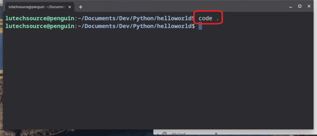 Python 10 - Installing Visual code On Chromebook (Easiest way)