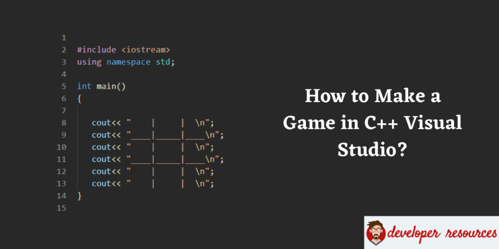 How to Make a Game in C Visual Studio - C++ Snake Games with Source Code