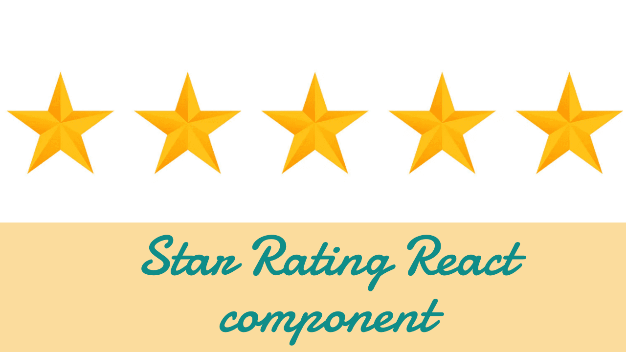 5 star rating in react.js